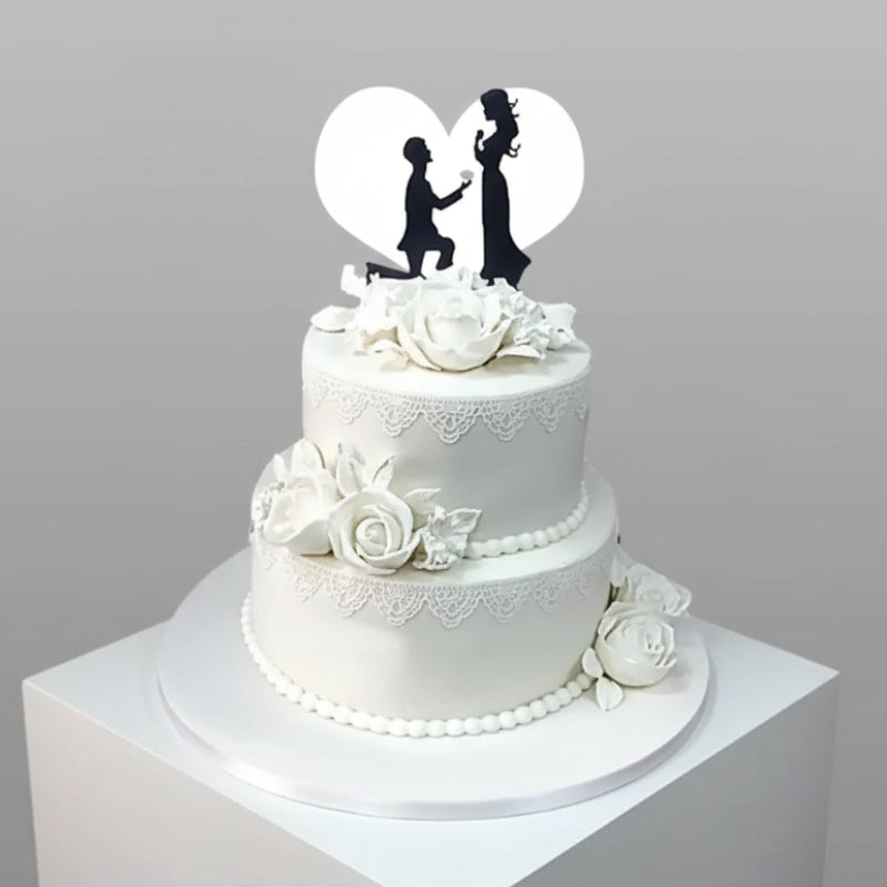 2 Level Wedding Cake